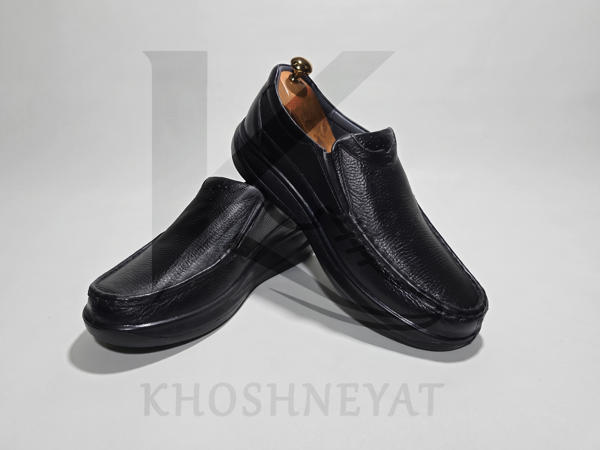 کفش مردانه طبی چرمی کد 410